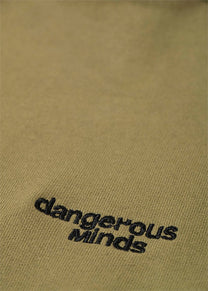 Dangerous Minds military olive oversized hoodie
