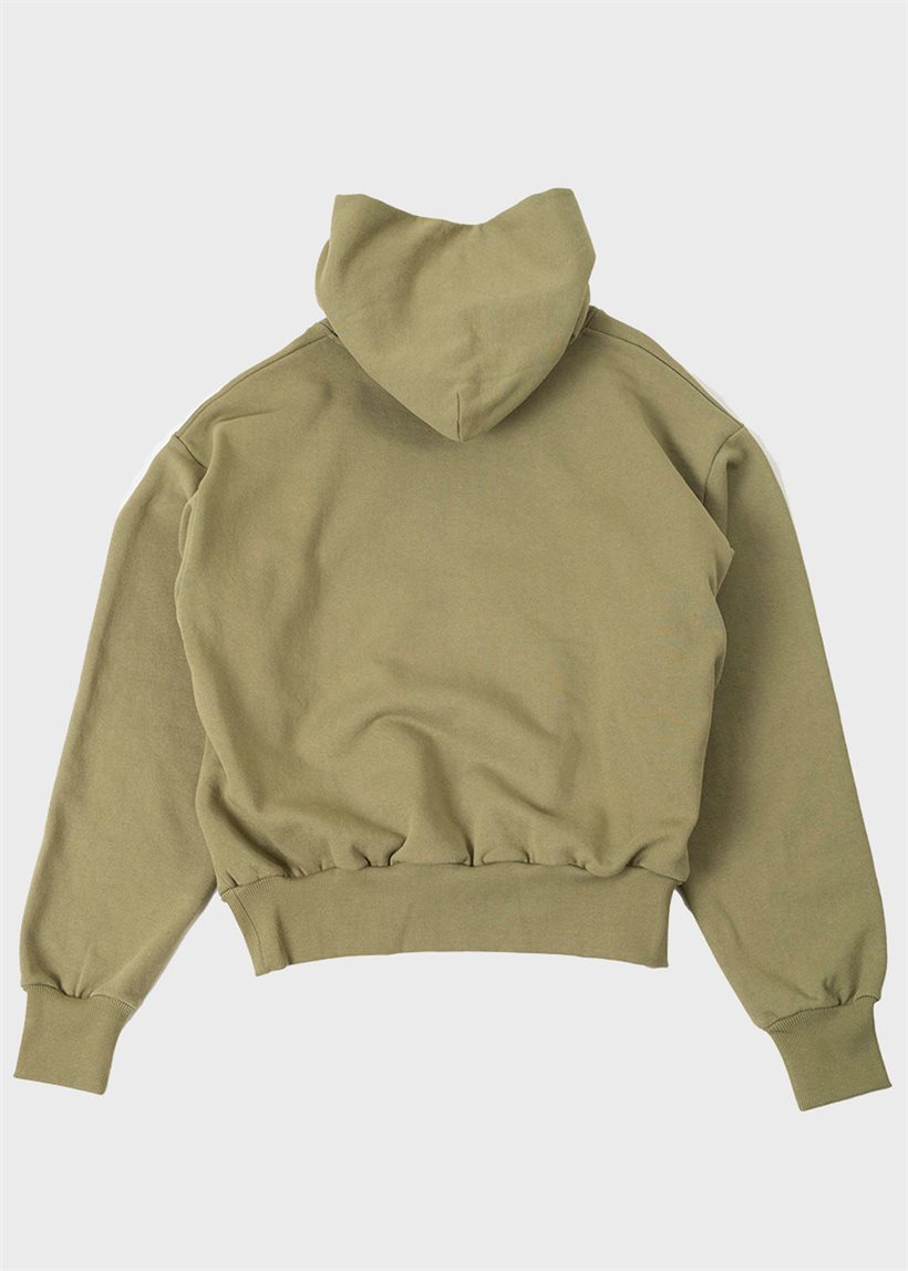 Dangerous Minds military olive oversized hoodie