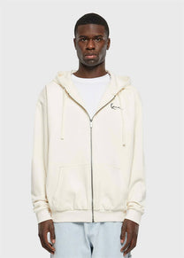 KARL KANI KM241-005 Chest signature os heavy full zip skull off white