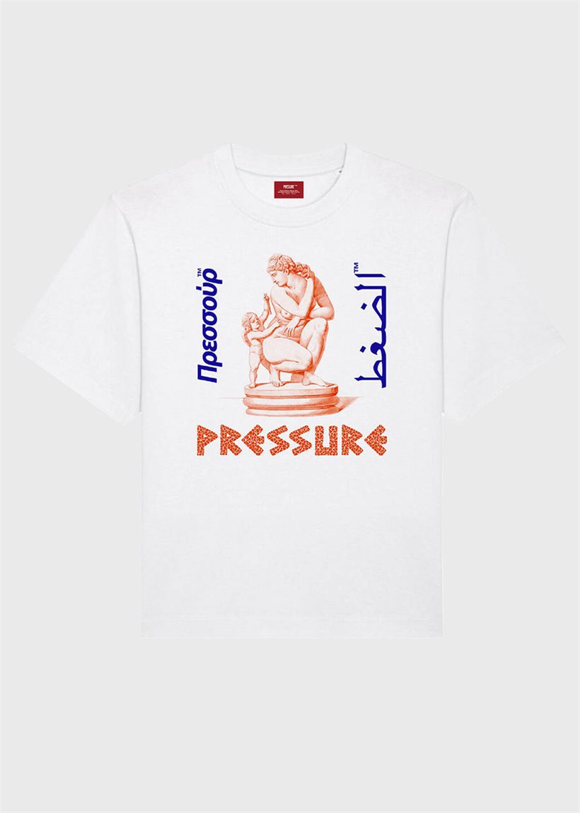 Pressure New Athena white tee
