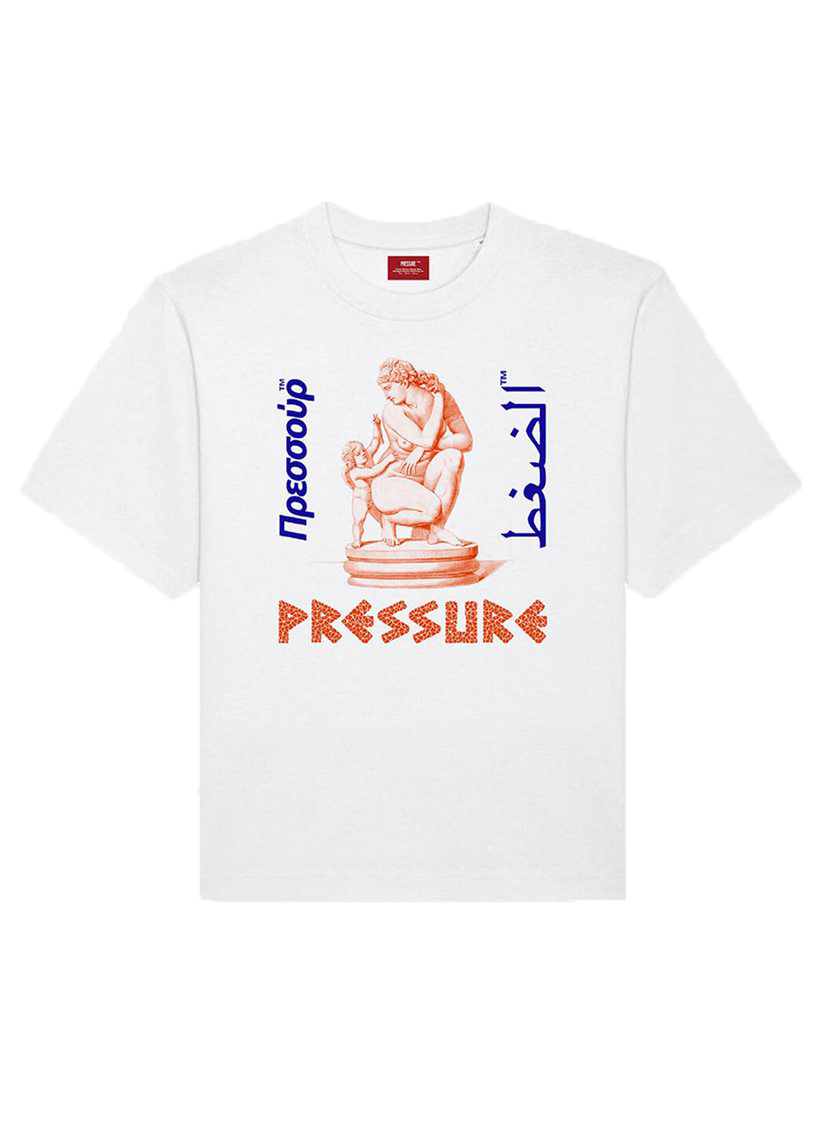 Pressure New Athena white tee