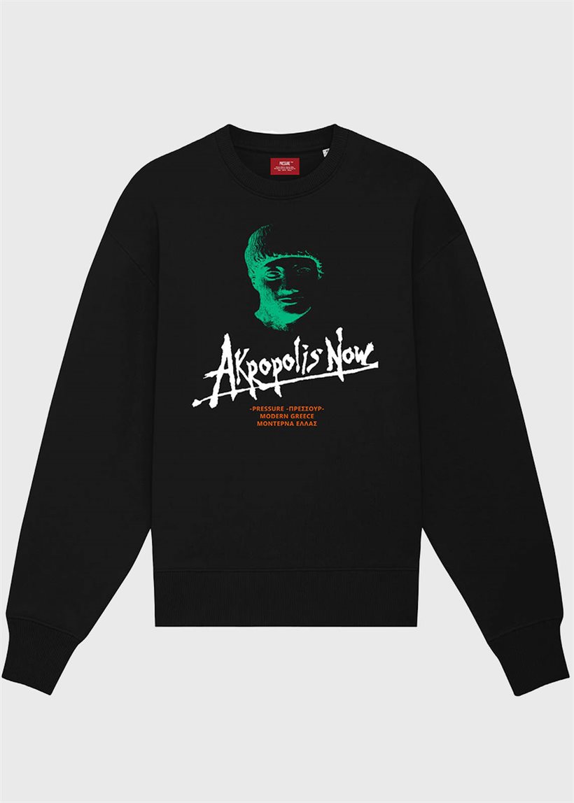 Pressure Akropolis Now V2 black pullover