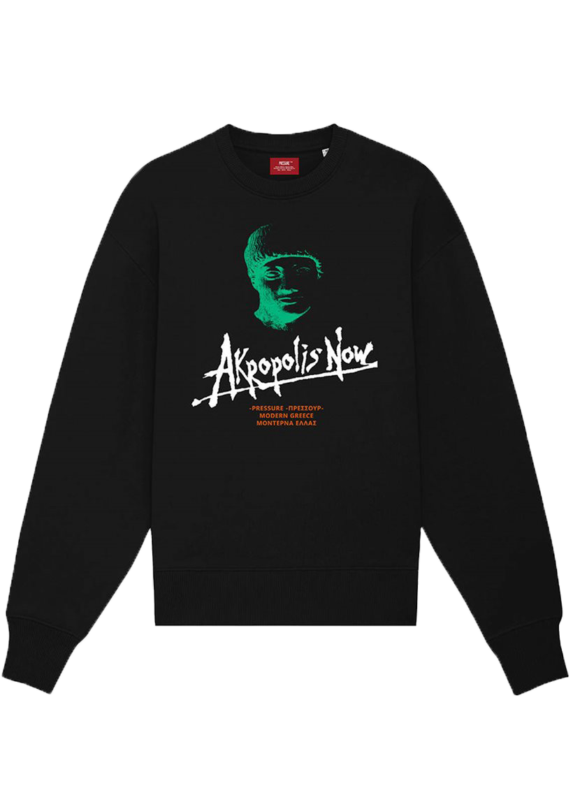 Pressure Akropolis Now V2 black pullover