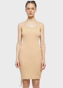 KARL KANI KW241-032 KK Small signature gathering rlb dress sand