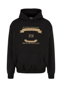 Karl Kani KM241-006 Metal Plate black hoodie