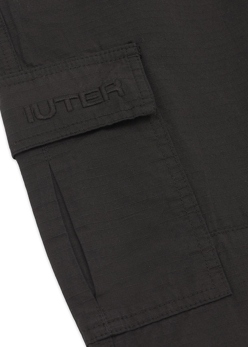 Iuter Ripstop black cargo jogger