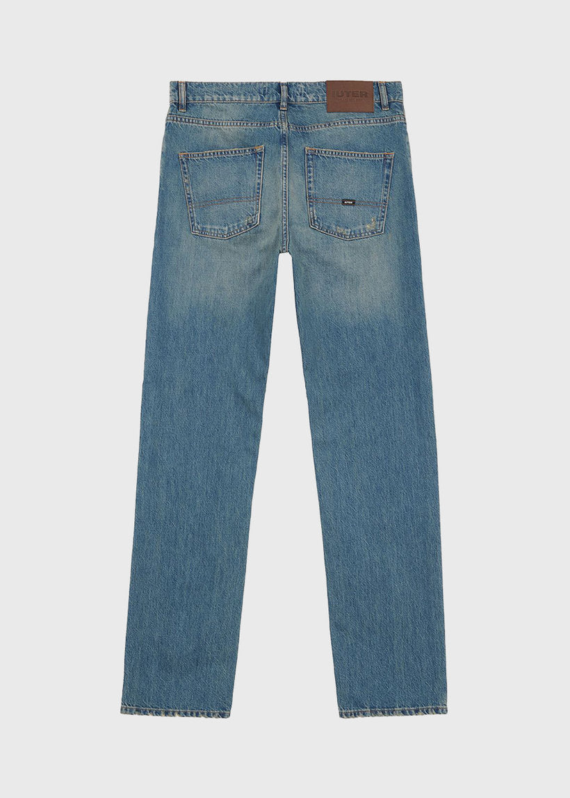 Iuter medium blue regular denim