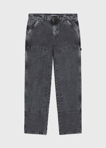 Iuter Double Knee denim grey bleach pants