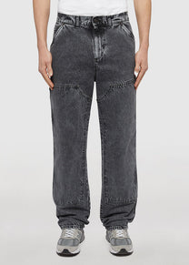 Iuter Double Knee denim grey bleach pants