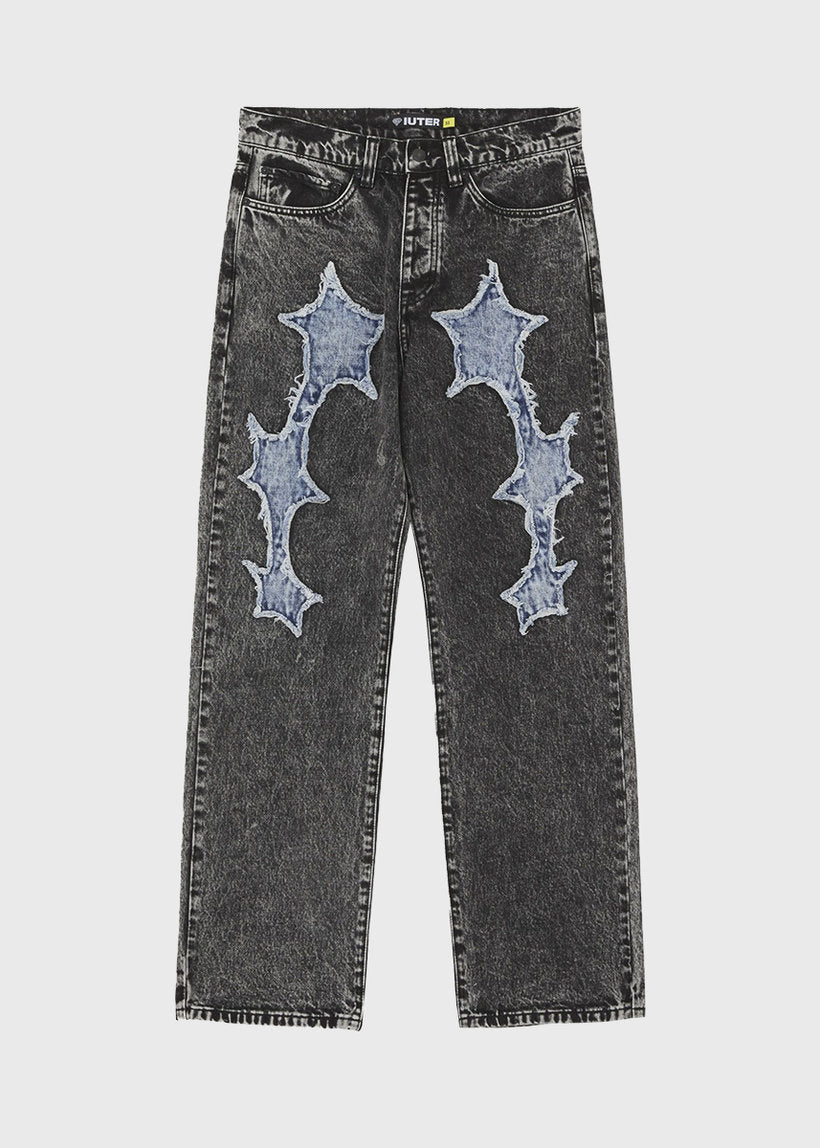 IUTER Dreams loose denim dark grey