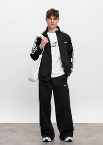 Dangerous Minds Loose Fit black white stripe track pants