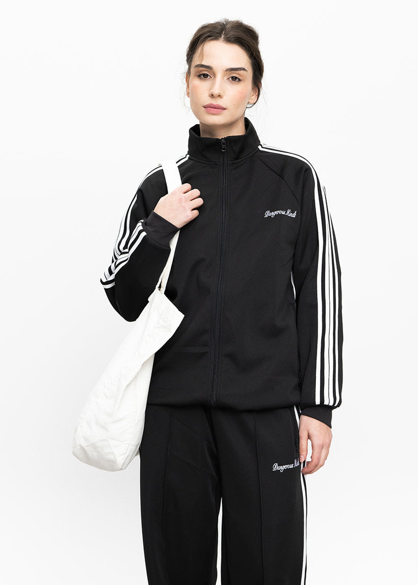 DANGEROUS MINDS Black white stripe jacket