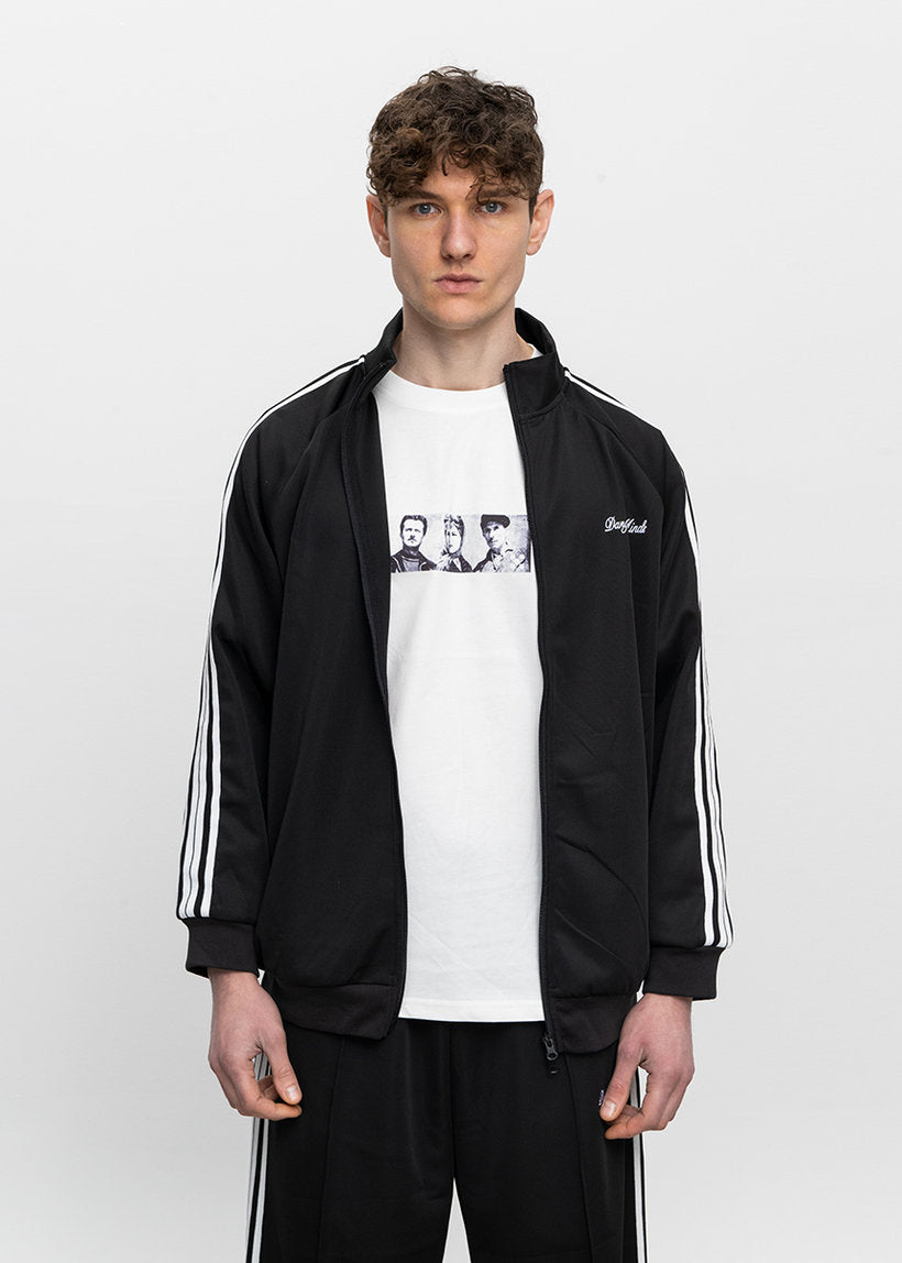 DANGEROUS MINDS Black white stripe jacket