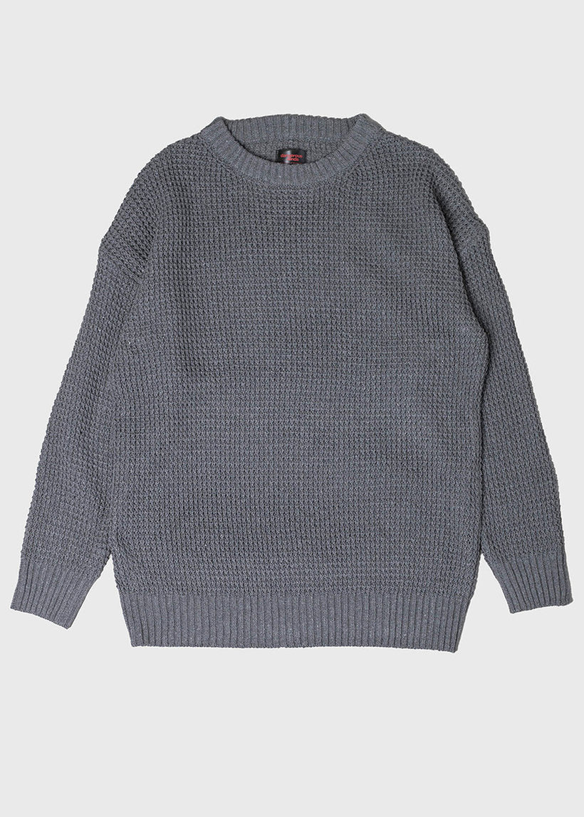 DANGEROUS MINDS 730 Knitted sweater ash grey