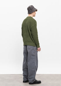 Dangerous Minds 731 forest green knitted sweater