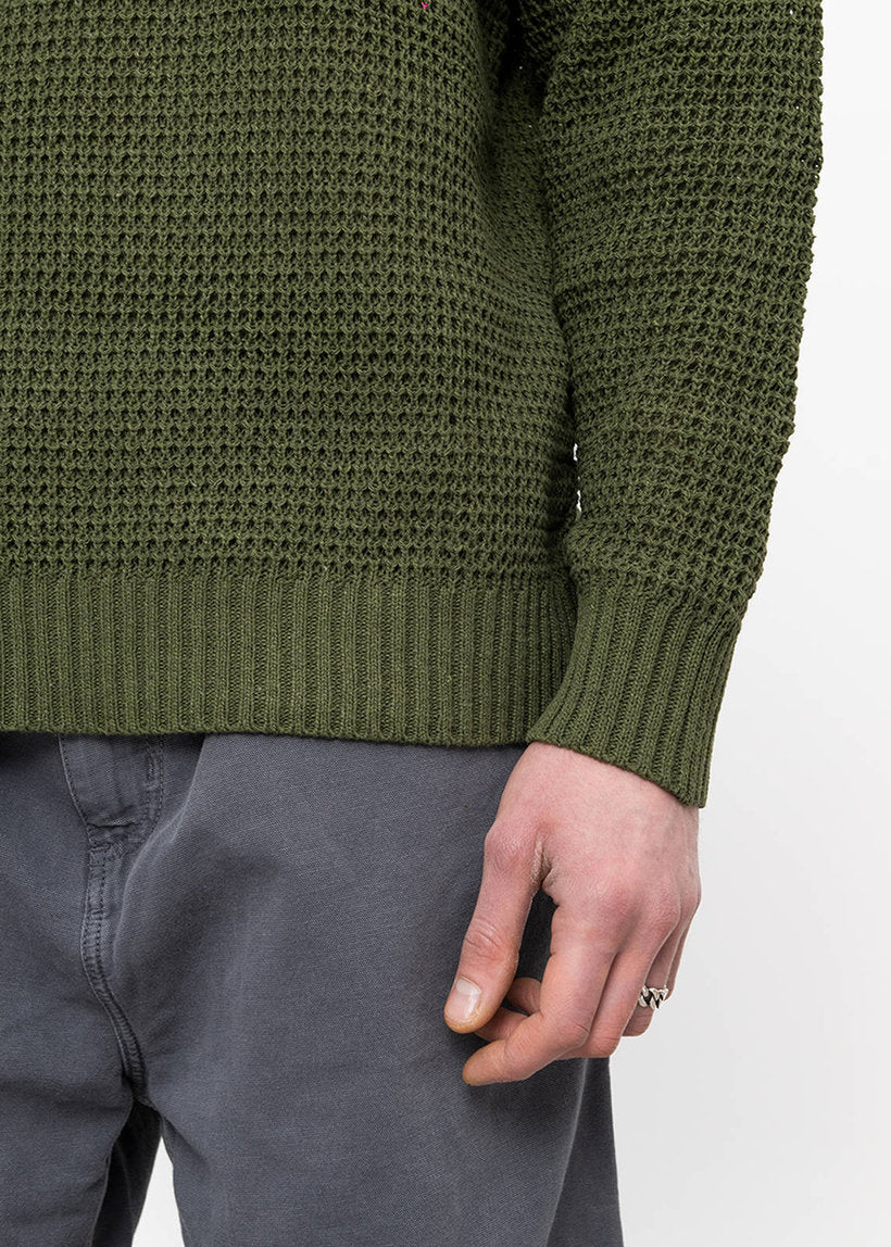 Dangerous Minds 731 forest green knitted sweater