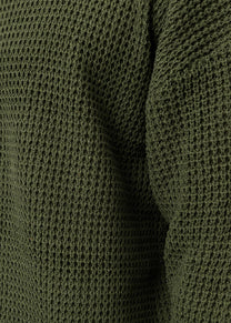 Dangerous Minds 731 forest green knitted sweater