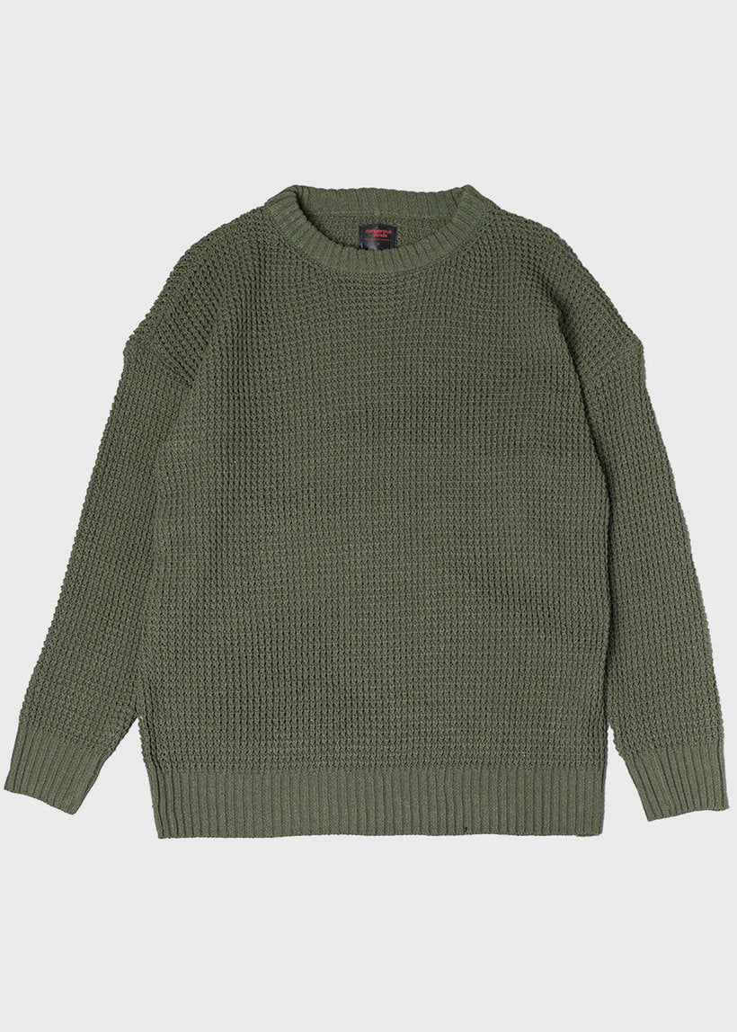 Dangerous Minds 731 forest green knitted sweater