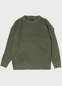 Dangerous Minds 731 forest green knitted sweater