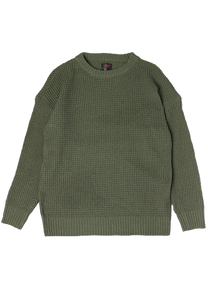 Dangerous Minds 731 forest green knitted sweater