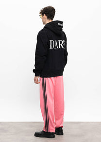 Dangerous Minds pink black stripe track pants