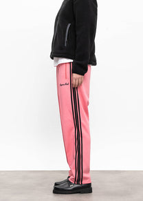 Dangerous Minds pink black stripe track pants