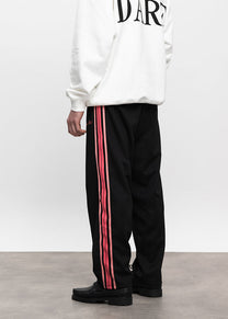 Dangerous Minds black pink stripe track pants