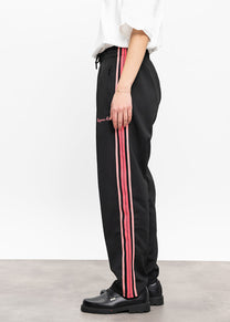 Dangerous Minds black pink stripe track pants