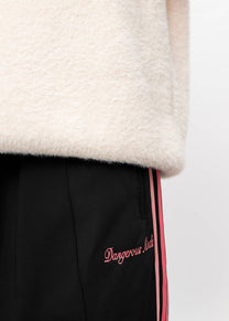 Dangerous Minds black pink stripe track pants