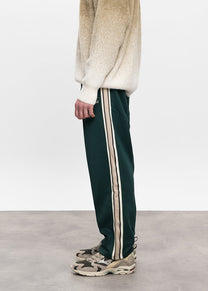 Dangerous Minds forest stripe track pants