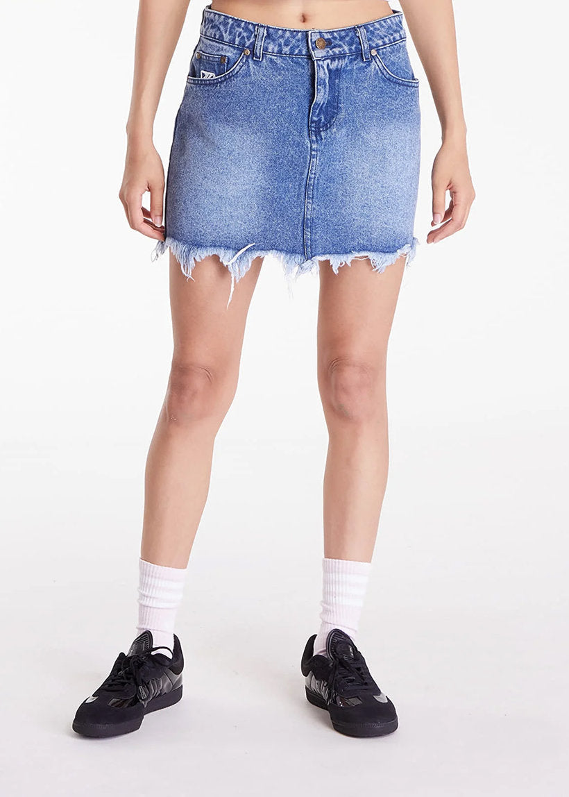 KARL KANI KW242-042 OG Old english denim skirt vintage