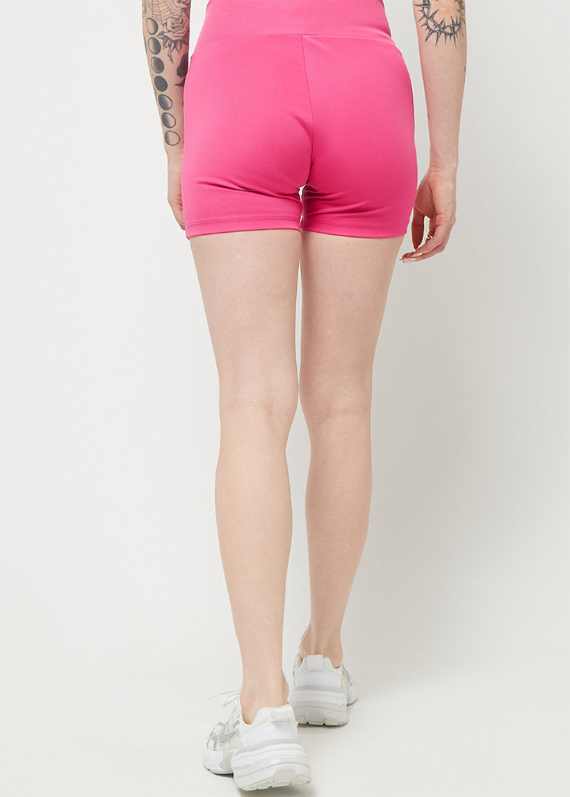 KARL KANI KW242-031 Small serif cycling shorts pink