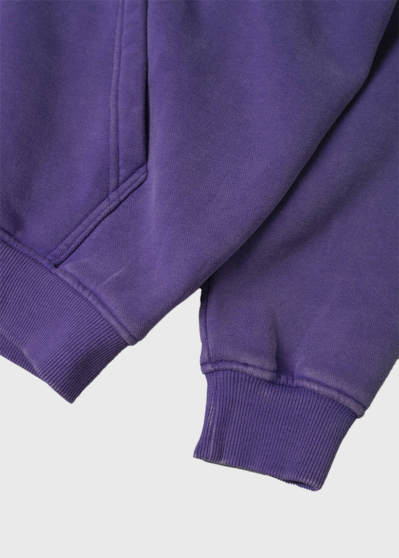 Dangerous Minds 221 "Smoothie" washed purple zip jacket