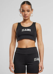 Karl Kani KW241-032 Small Serif black bustier top