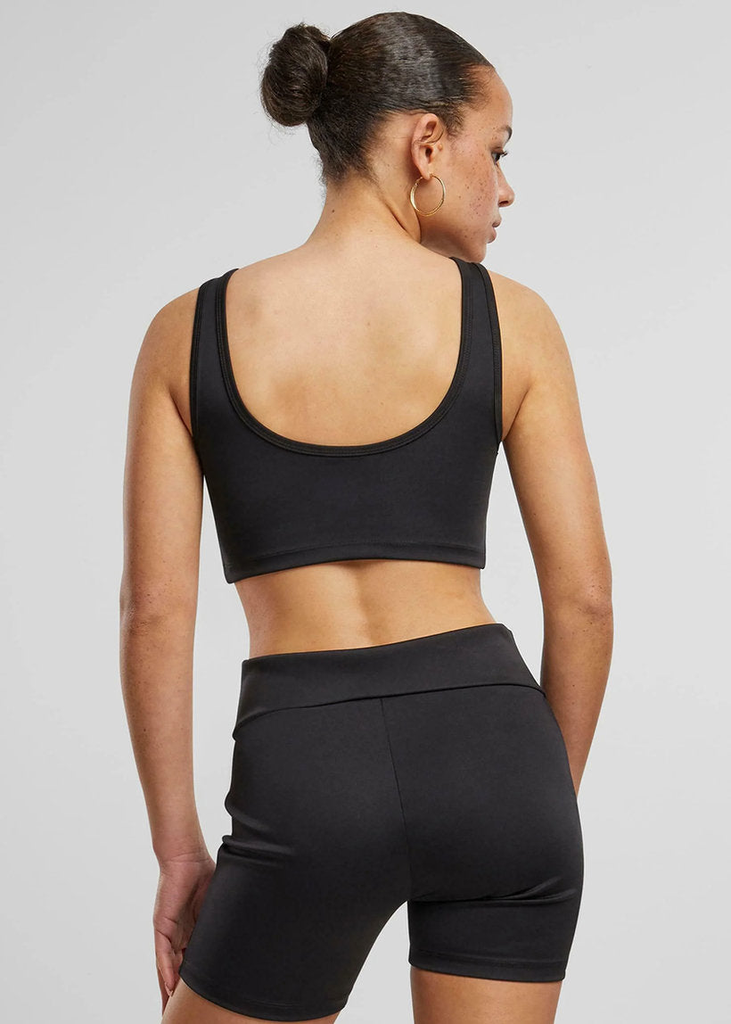 KARL KANI KW241-032 Small serif bustier top black