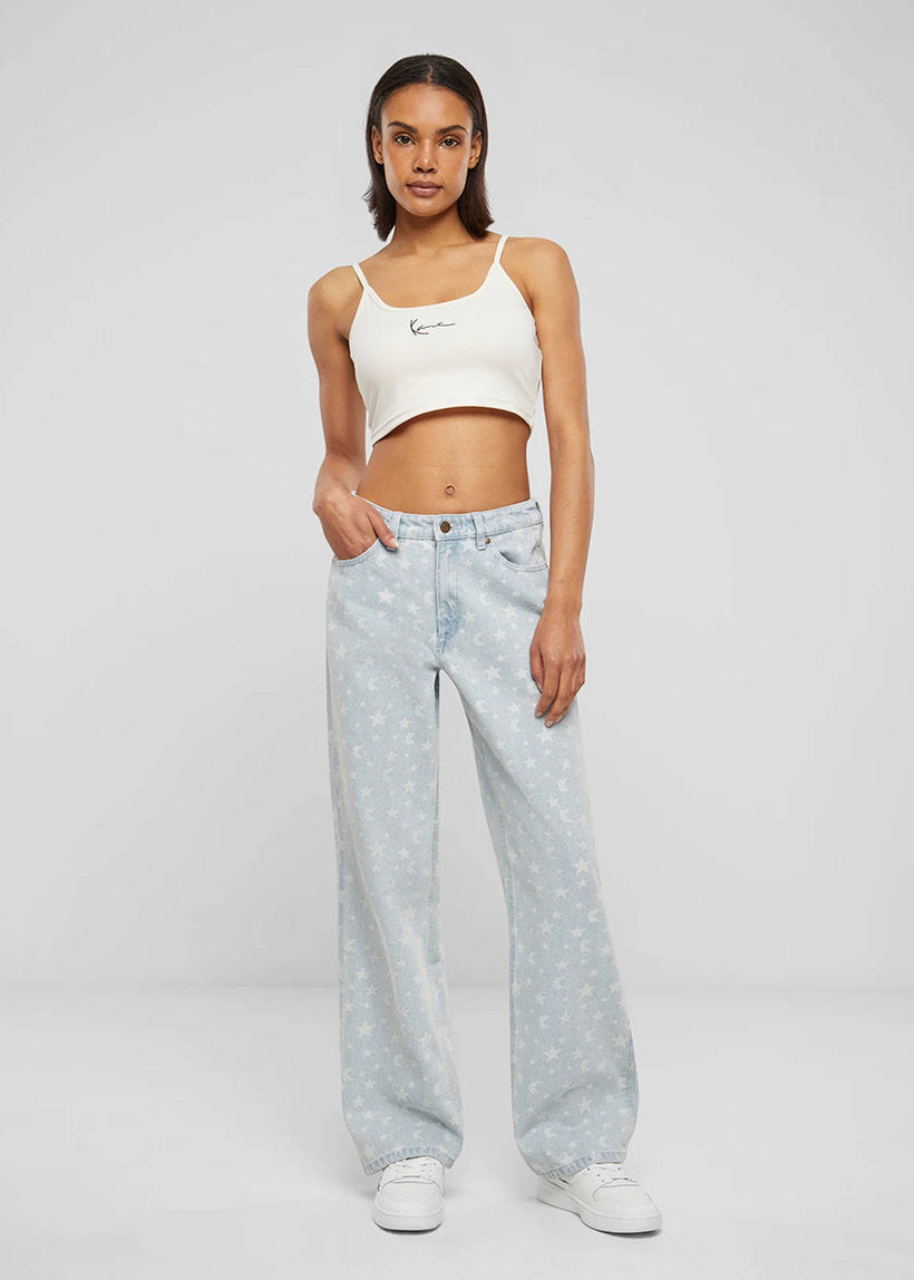 KARL KANI KW241-011 Og five pocket straight leg denim light blue