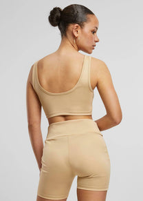 Karl Kani KW241-032 Small Serif sand bustier top