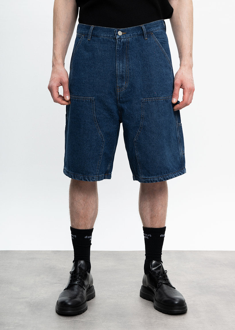 Dangerous Minds 801 Double Knee blue shorts