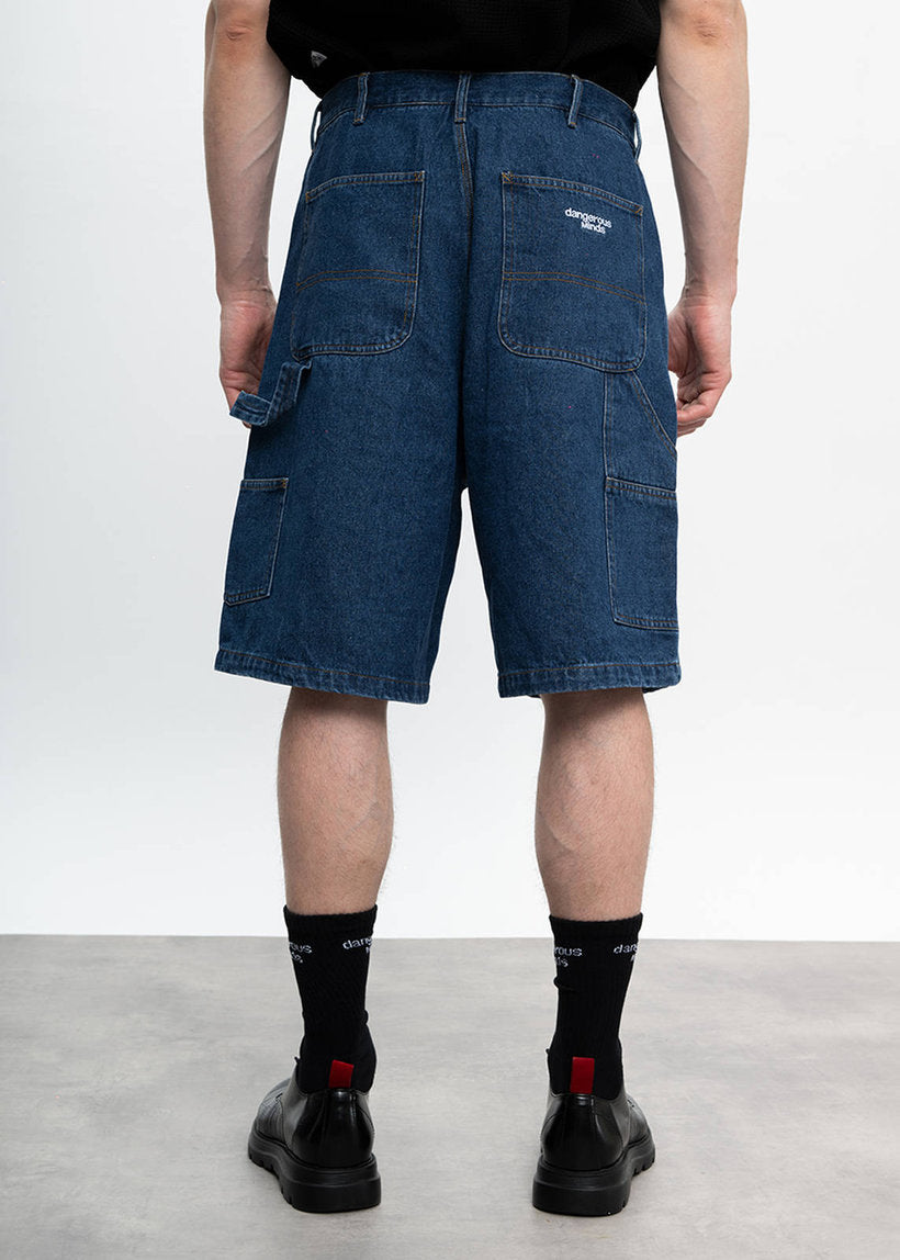 Dangerous Minds 801 Double Knee blue shorts