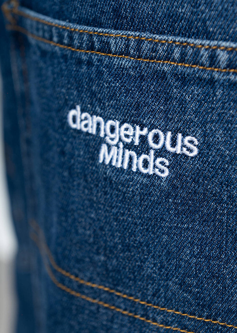 Dangerous Minds 801 Double Knee blue shorts