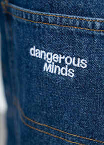 Dangerous Minds 801 Double Knee blue shorts