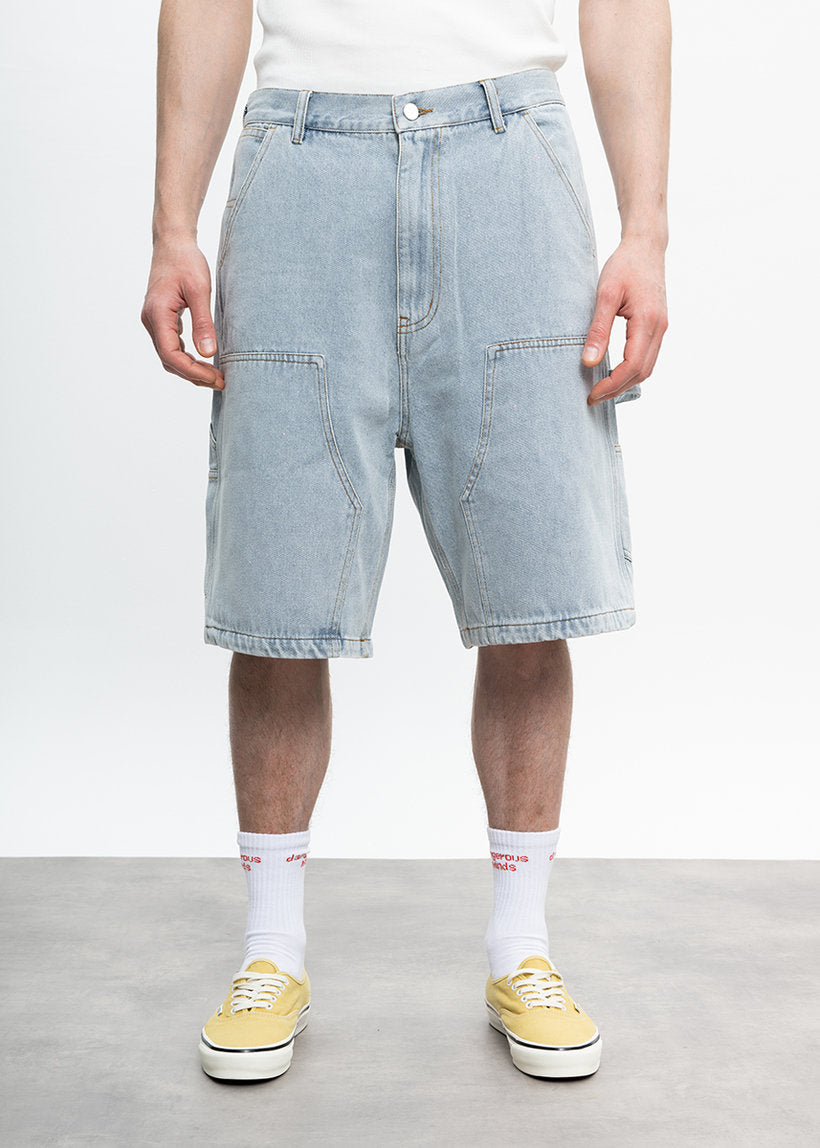 Dangerous Minds 802 Double Knee light blue shorts