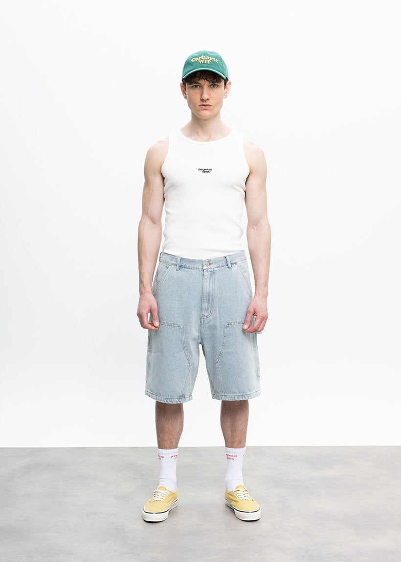 Dangerous Minds 802 Double Knee light blue shorts