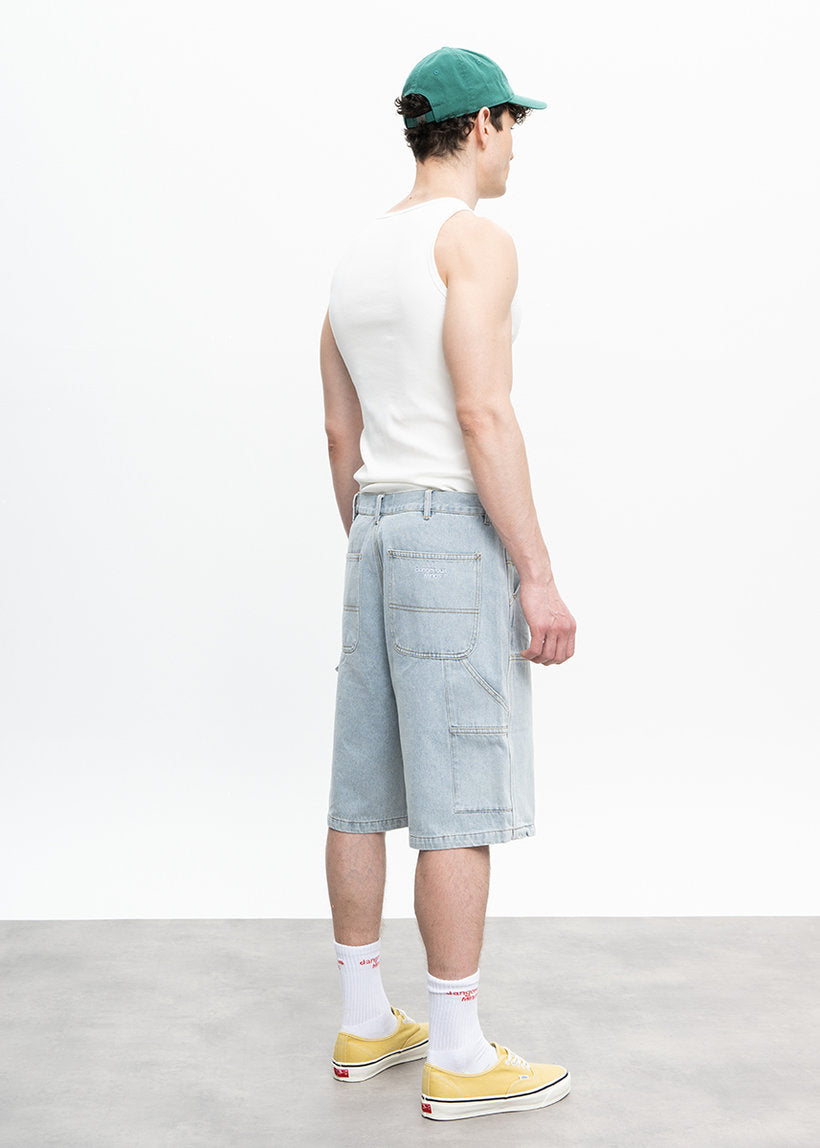 Dangerous Minds 802 Double Knee light blue shorts