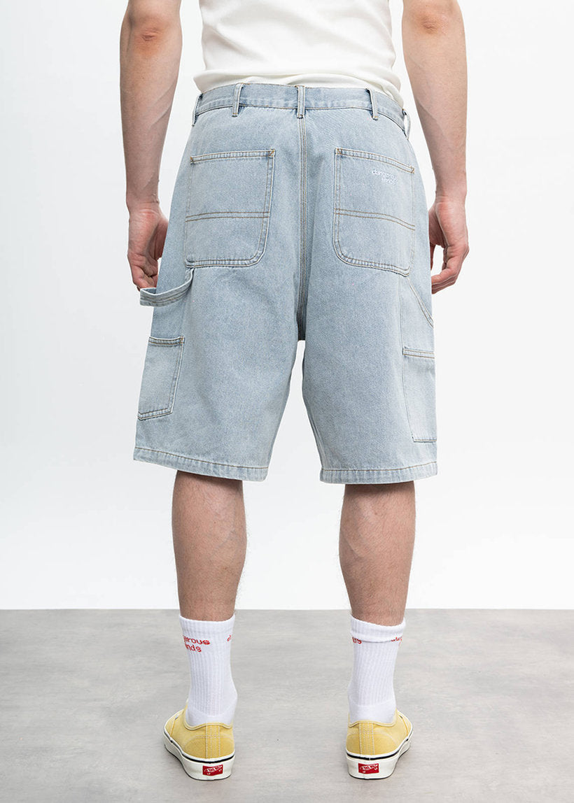 Dangerous Minds 802 Double Knee light blue shorts