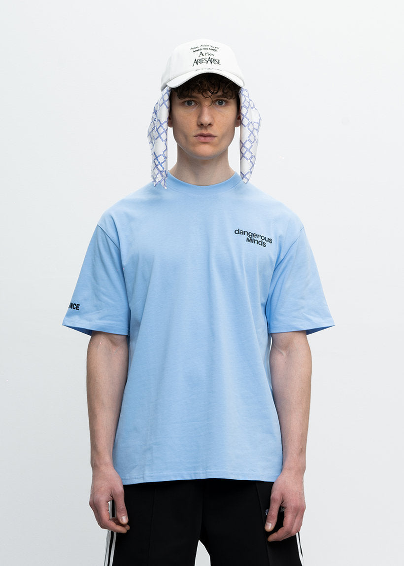 DANGEROUS MINDS Big dare light blue tee