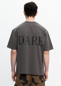 Dangerous Minds Big Dare grey black washed tshirt