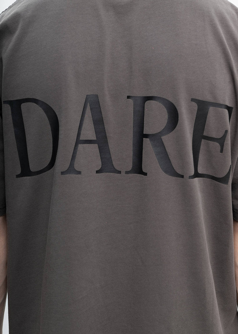 Dangerous Minds Big Dare grey black washed tshirt