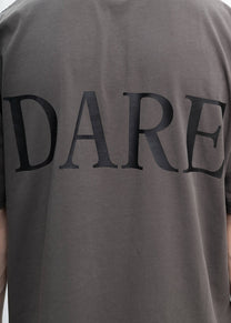 Dangerous Minds Big Dare grey black washed tshirt