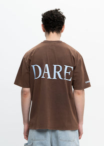 Dangerous Minds Big Dare brown blue washed tee